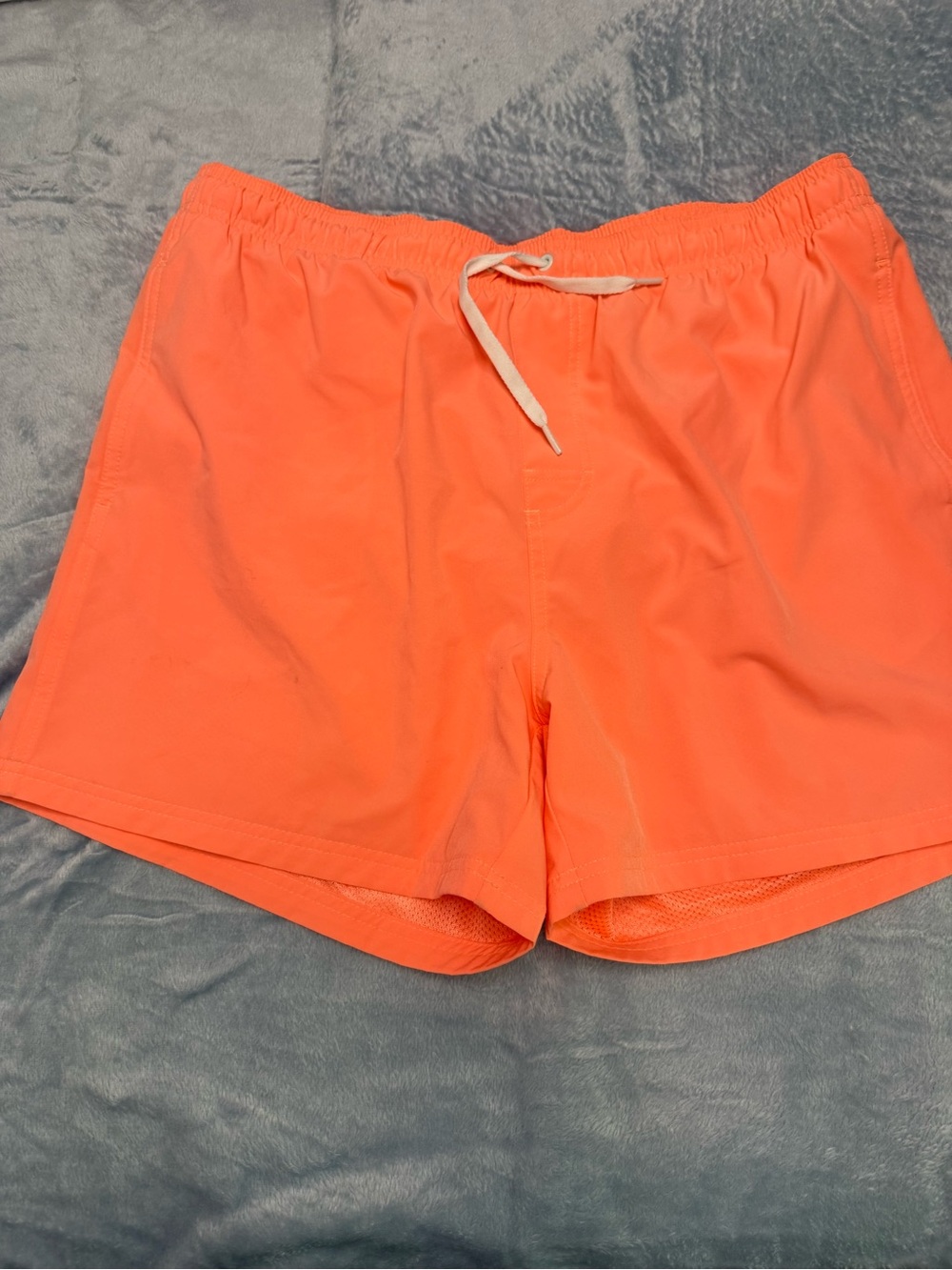 Old Navy Bright Orange Men's Swim Shorts with Drawstring